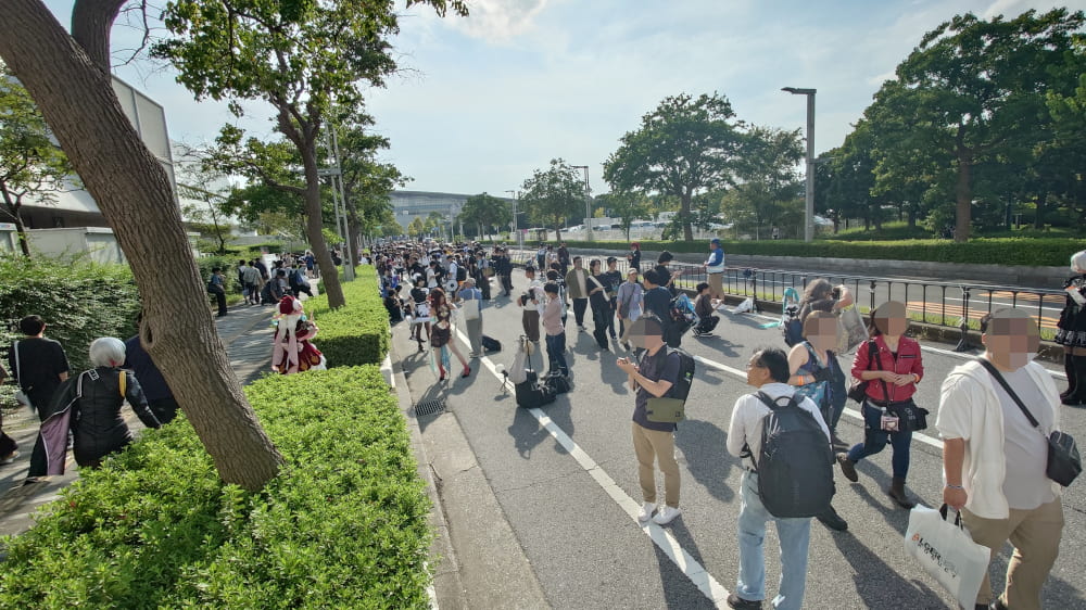 コスプレエリアの様子