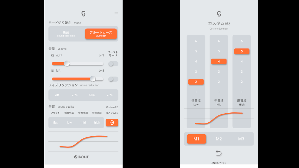 Vibone nezu 3専用のアプリ